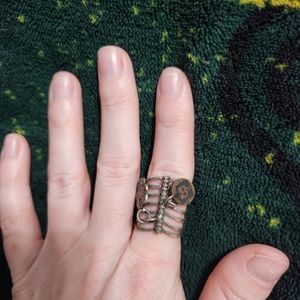 Disney Jack Sparrow ribcage ring
